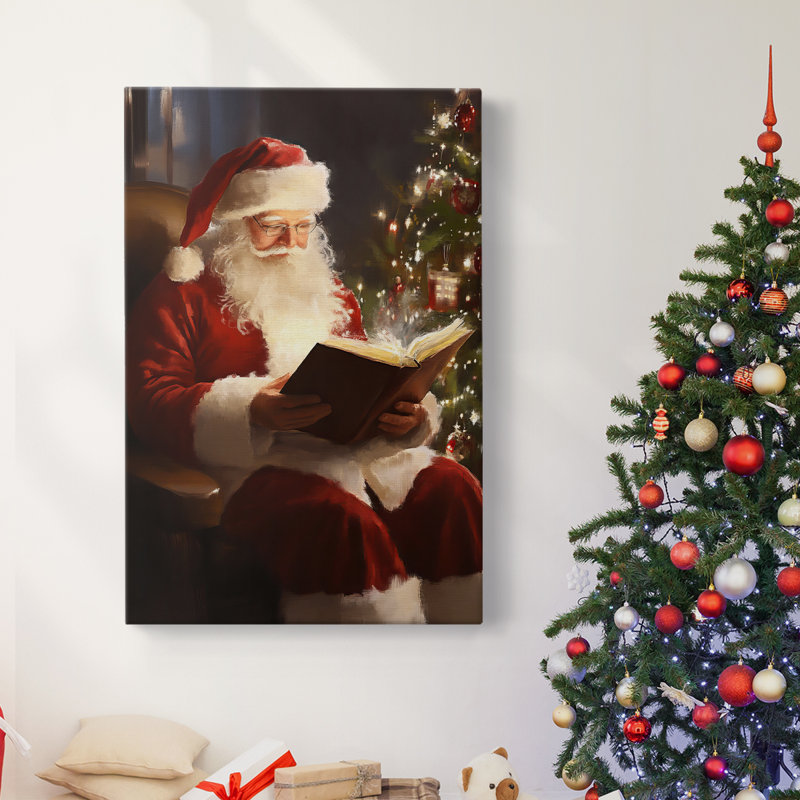 Art des Fêtes de Noël - Toile tendue avec châssis - Série 2-XXVI, H 60 po x l 40 po