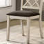 Ensemble de 2 chaises d'appoint rembourrées en tissu