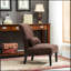Fauteuil d'appoint sans accoudoirs en tissu chenille contemporain Pisano-1619863028