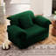 Fauteuil moelleux avec accoudoirs, velours avec fonction de rangement pour le salon et le velours