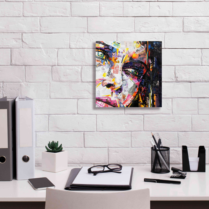 «Fashion» par Gray - reproduction sur toile tendue, H 12 po x l 12 po x P 0,75 po