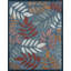 Tapis floral bleu foncé Gilda-1607122222