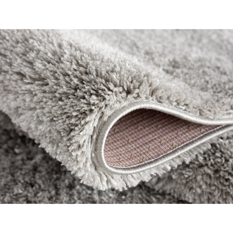 Tapis gris Puaina, Rectangle 2 pi 8 po x 4 pi 11 po