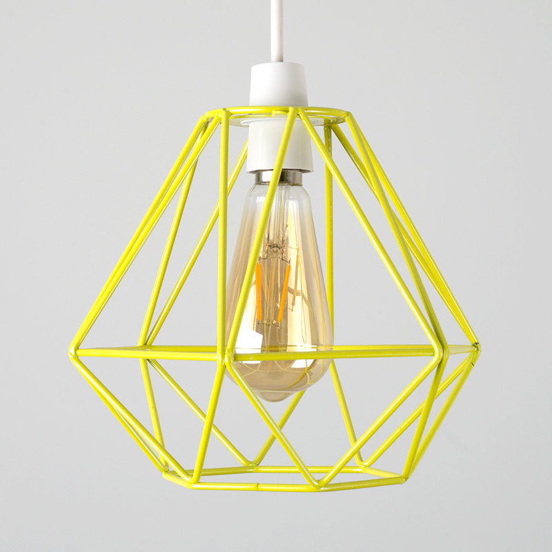 20 cm H Novelty Pendant Shade ( Screw On ), Yellow