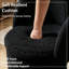 Fauteuil demi-tonneau avec rangement à plateau rabattable-1083064958