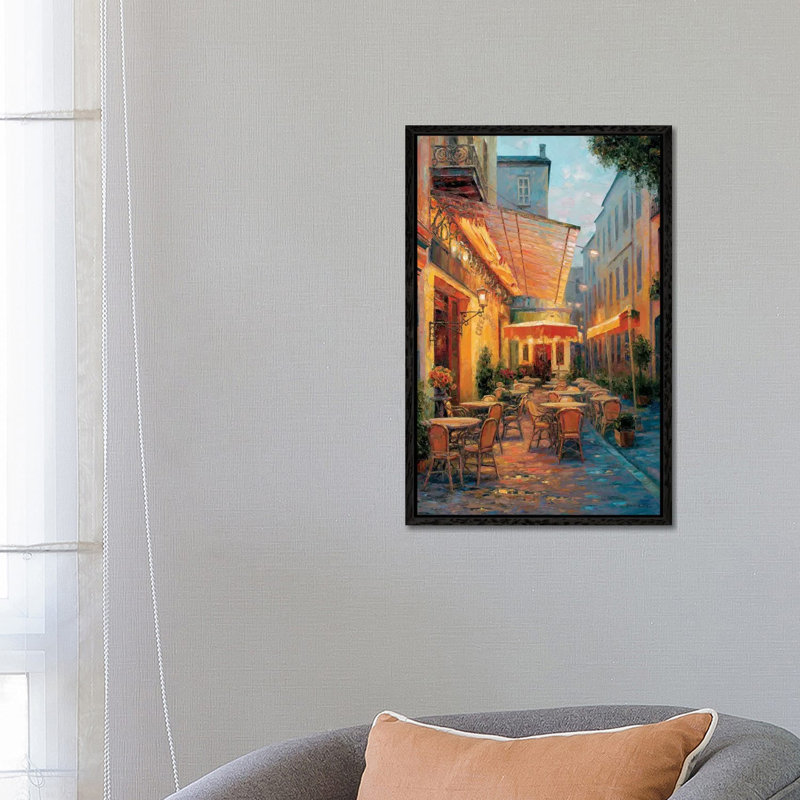 Haixia Liu - Print on Canvas, Black Framed, 66.04 cm H x 45.72 cm W x 4.445 cm D