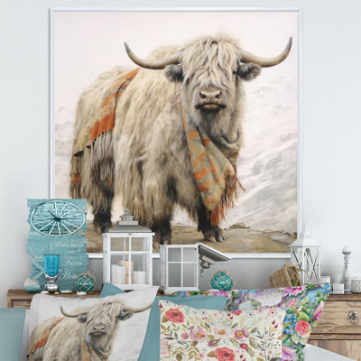 Wild Yak V - animaux, art mural sur toile