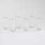 S/6 Celebration Highball Glasses-Clear W/Gold Dots