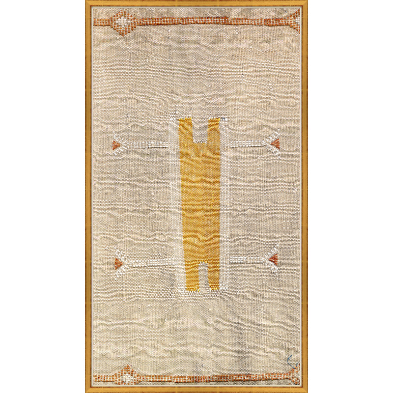 Moroccan Pillows Triptych In Taupe 2 Giclee Print