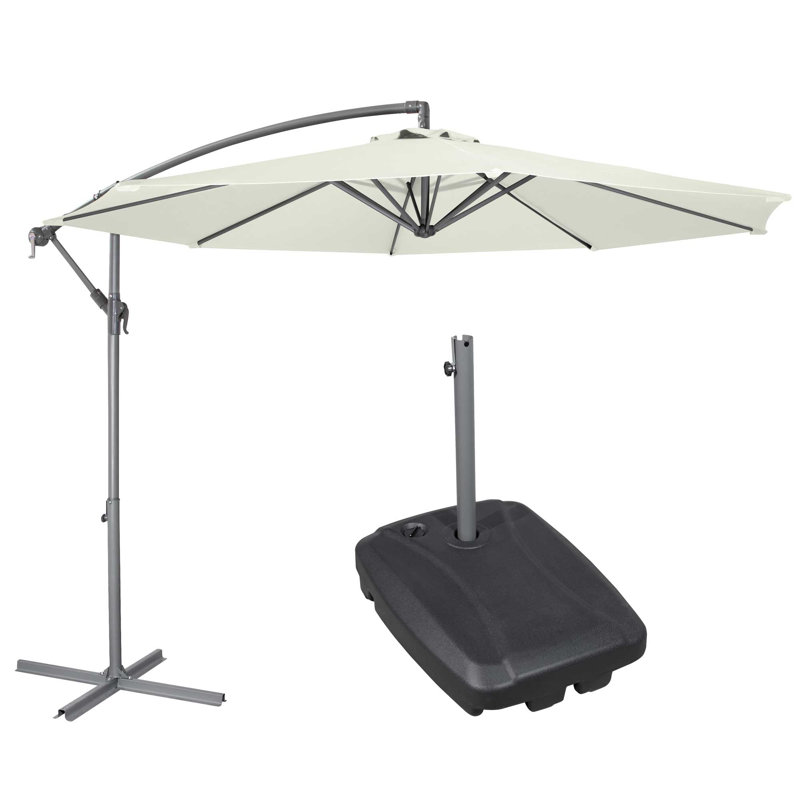 Bryshon 300cm Cantilever Parasol, Cream