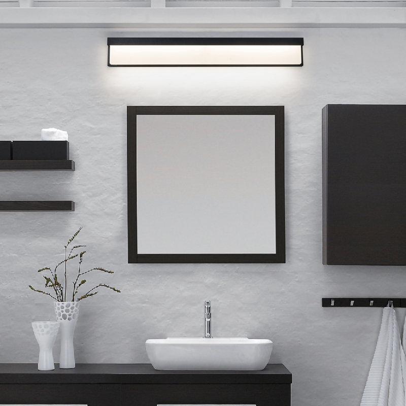 Arhan Dimmable LED Bath Bar, 24W, Black
