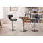 Ensemble de 2 tabourets de bar Upholstery Airlift-468352544