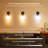 Black Wireless Rechargeable Wall Sconces with Remote Control, Battery Operated Wall Sconce Set of 2, LED Dimmable Wall Lights with Opal White Glass Shade, 12 Colors RGB & 3 CCT Bulb-583879668