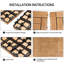 Paquet de 27 tuiles de plancher en bois de sapin emboîtables 12 po x 12 po-86591990