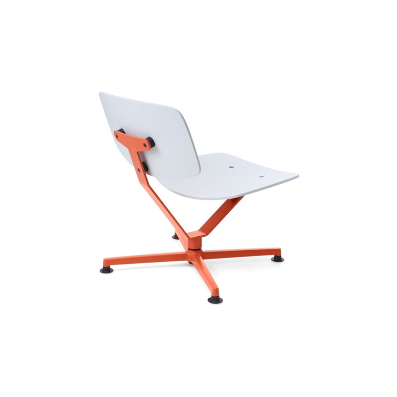 Arba Chair, White/Orange