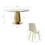 53 inch Luxury Round Dining Table with Sintered Stone Top(Only Table)