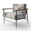 Delicate Brushstrokes, peinture abstraite IV - Fauteuil rembourré contemporain-874283071