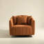 Fauteuil demi-tonneau pivotant rembourré-1212558643