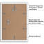 Cadre photo Americanflat - ensemble de 2 - cadre avec passe-partout - plexiglas poli-101210532-101177770