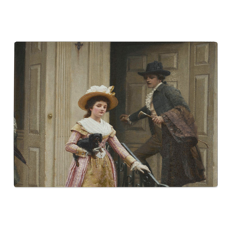 My next-Door Neighbour by Edmund Leighton Chopping Board, 0.4cm H x 20cm W x 28.5cm L