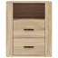 Jannika 50cm W Manufactured Wood Bedside Table-677483325