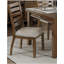 Ensemble de chaises d'appoint de style traditionnel cerisier 2 pièces