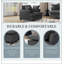 Module de canapé simple surdimensionné de 37 po pour canapé modulaire modulaire, fauteuil à assise large en chenille avec coussins, canapé-lit moderne et confortable rembourré pour salon, appartement, chambre à coucher, 2 couleurs