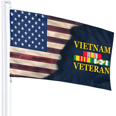 Double Sided 36'' H x 60'' W Polyester Independence Day House Flag