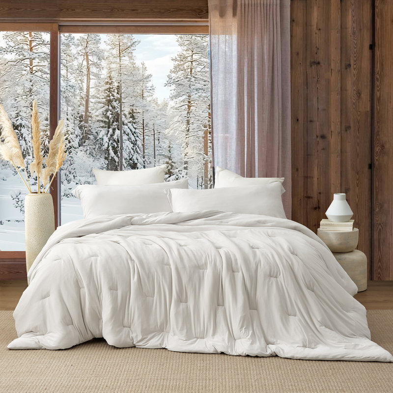 Shhhh! I'm Undercover! - Coma Inducer® Alaskan King Comforter Set - Fox Gray, Alaskan King Comforter + 4 King Shams, Gray