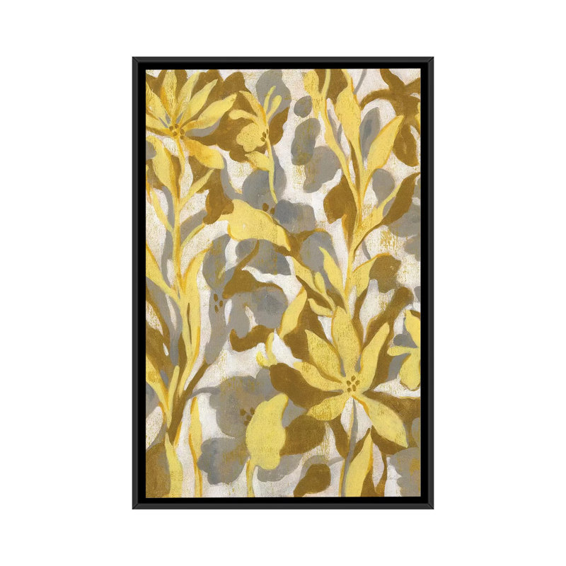 « painted tropical screen i » par silvia vassileva,, impression sur toile, H 26 po x l 18 po x P 1,5 po, Pas de tapis
