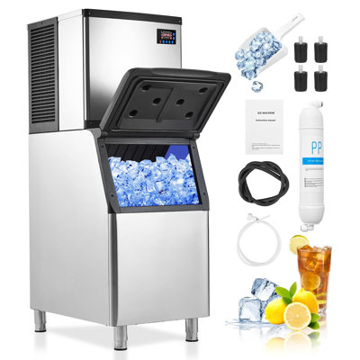 8.4 Cu Ft Commercial Display Refrigerator, Glass Door Beverage Cooler