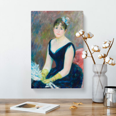 Madame Leon Clapisson by Pierre-Auguste Renoir - Wrapped Canvas