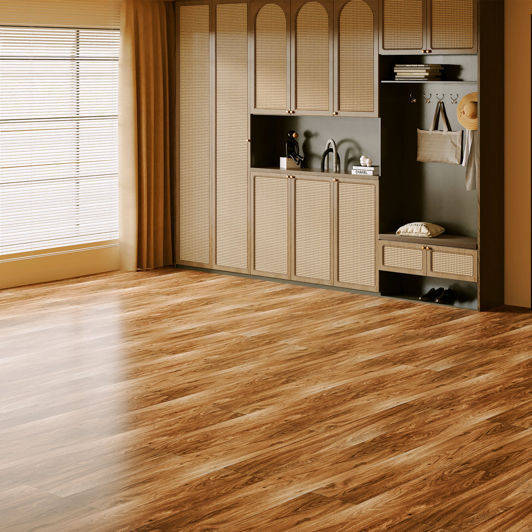 6'' W X 36'' L Peel and Stick Luxury Vinyl Floor Plank,Rigid Core Vinyl Flooring Wood Look (Set of 36) Art3d 