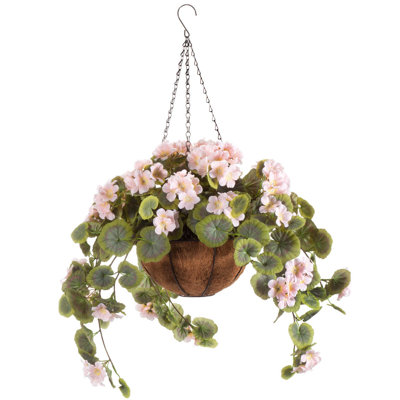 OakRidge Fully Assembled Geranium Hanging Basket
