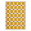 Tapis intérieur moutarde / beige / mauve à motif géométrique moderne avec envers antidérapant Coady-790288733