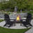 HDPE Folding And Adjustable Adirondack Chair With Ottoman-806725599