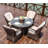 Batson 5 Piece Dining Set with Cushion