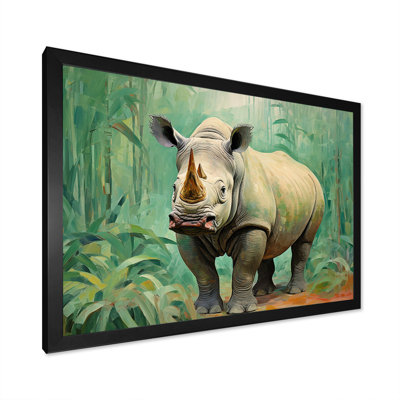 Rhinoceros Jungle Horizon - Rhinoceros, art mural