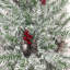 Ensemble de 4 pièces d'arbre de Noël artificiel pré-éclairé, guirlande,  et ensemble de 2 arbres d'entrée avec lumières DEL
