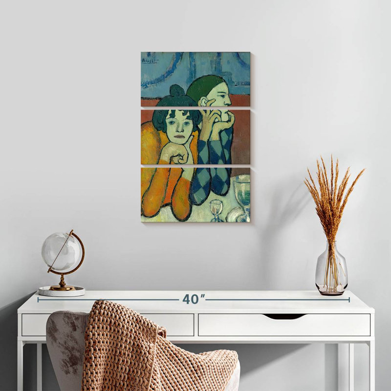 Leisha The Two Saltimbanques, 32" H x 20" W
