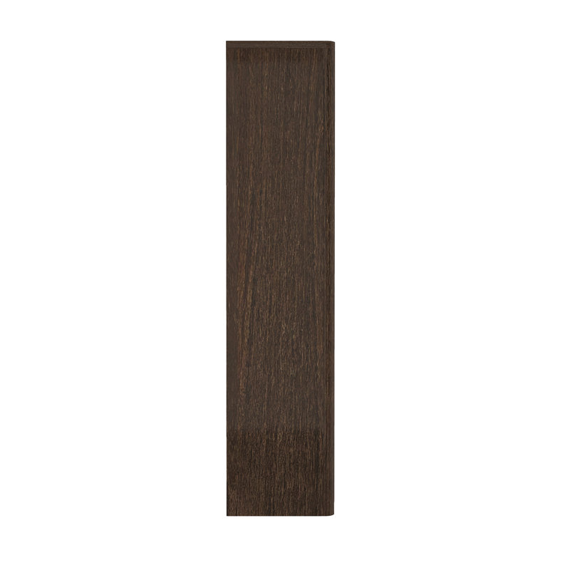 Bibliothèque moderne à 5 tablettes avec portes en noyer H 79 "x l 38" Rivington, Noyer