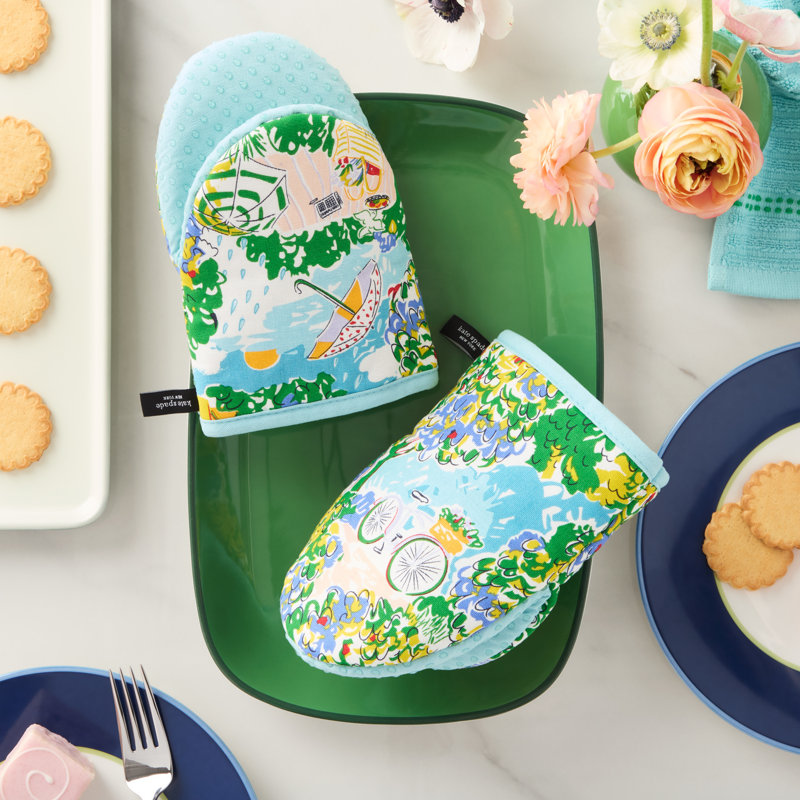 Kate Spade New York Spring Garden 5.5"x 8" Mini Oven Mitt