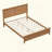 Modern Wood Platform Bed with Upgraded Headboard & Footboard, Sturdy Wooden Slats Support, No Box Spring Needed-1678360948-1678360950