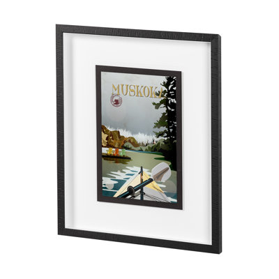 «Muskoka Go» par Simeng, reproduction d'art encadrée sous verre