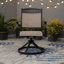 Ensemble de 2 chaises de patio pivotantes