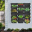 Pot de fleurs mural avec 18 pots-993017619