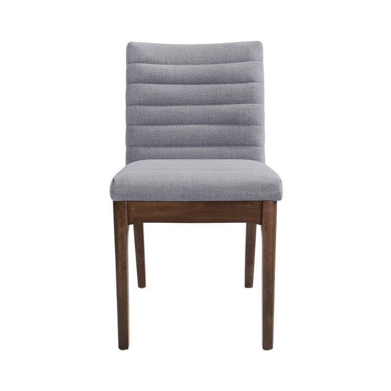 Ensemble de 2 chaises de salle à manger Angalina, Gris foncé