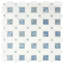 Carreau de mosaïque en marbre poli pour plancher et mur 12 po x 12 po Loredana