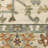 Oriental Machine Woven Gray/Beige Wool and Nylon Blend Area Rug-1129777533