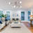 6-Light Modern Brushed Nickel Semi-Flush Ceiling Light, Dimmable & Compact, Perfect for Kitchen, Dining & Bedroom